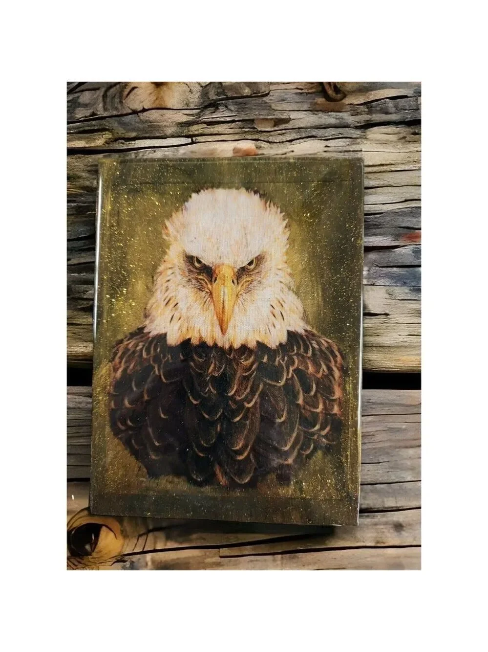 GOLD EAGLE WILDLIFE Tile Trive, 6x8 inches. With Cork Backing.